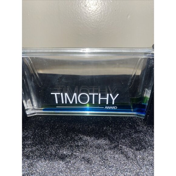 Awana Timothy Award Liquid Motion Desk Toy With Blue & Green Droplets - Picture 10 of 14